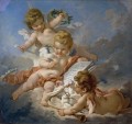 Cupidos Alegoría de la poesía Francois Boucher clásico rococó